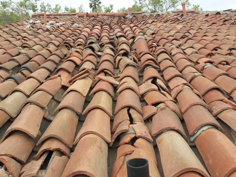 clay tile hail damage